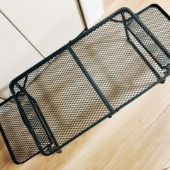 新品少し難有 中央部分70×40 大きいサイズ アウトドア サイドテーブル付き 折りたたみ式 メッシュテーブル キャンプ アウトドア BBQ 収納袋付き  (大)の画像