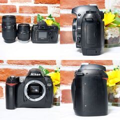全国送料無料】 Nikon D70✨元箱付き✨超望遠 ダブルレンズ