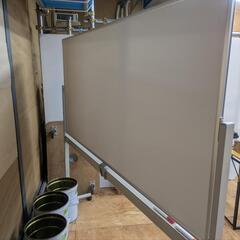 【引取り限定】UCHIDA ホワイトボード キャスター脚付きの画像