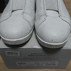 【白スリッポン】27cm／810s／KITCHE／MOONSTARの画像