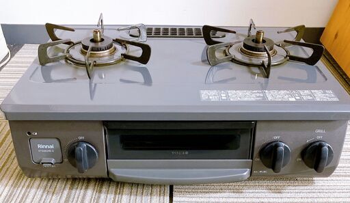M387 Rinnai ガスコンロ  都市ガス用 2021年製  ホース付