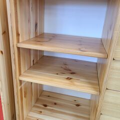 J9360　IKEA　イケア　ワードローブ　収納棚　TROFAST　トロファスト　レッド　クリーニング済み【リユースのサカイ柏店】の画像