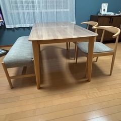 取引完了【超美品】 ニトリ ダイニングテーブルセットの画像