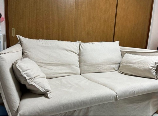 半額以下」IKEA BACKSÄLEN 2人掛けソファ