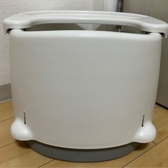 【状態：良品】リッチェル　ベビーチェア　ホワイト
の画像