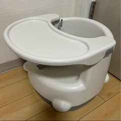 【状態：良品】リッチェル　ベビーチェア　ホワイト
の画像