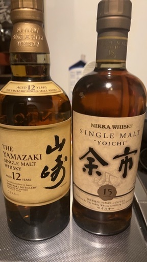 山崎12年と余市15年セット