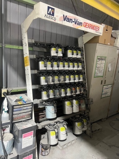 カンサイペイント塗料ミキシングマシン