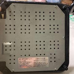 卓上 電気 保温 トレー FC-1102 昭和 レトロ アンティーク 動作確認済みの画像