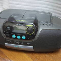 Victor CDラジカセ RC-QW300 本体とACケーブル...