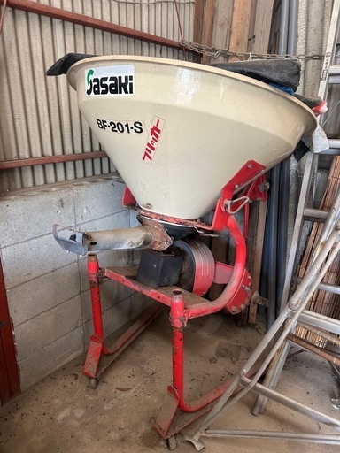 現状 売切り ササキ BF-201-S ブロードキャスター 200L フリッカー 肥料散布機