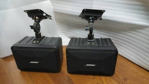 【激安通販 オンラインショップ】 ボーズ BOSE スピーカー101MMブラックペア (No.3 音出し確認済み スピーカー・ウーファー