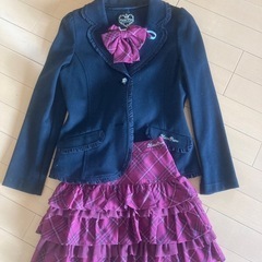  【2着セット】女子 衣装 メゾピアノ、COMME CA  150A クリーニング済みの画像