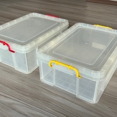 収納ケース　2個　の画像