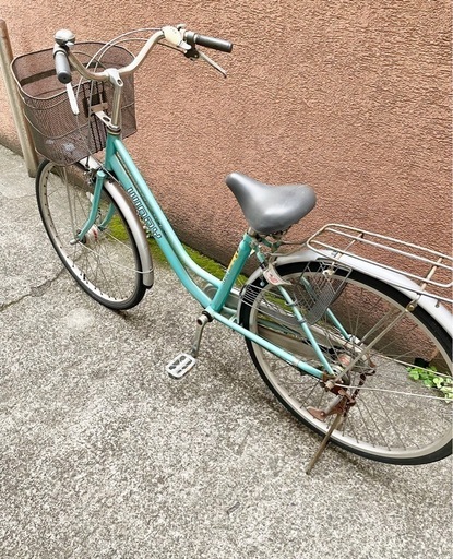 自転車水色