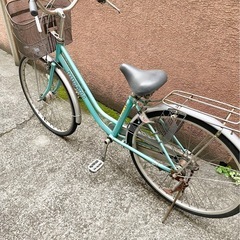 自転車水色