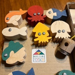守山作業所　木製子供おもちゃ　磁石　釣りの画像