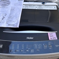 🟧洗濯機番号81 Haier 2023年製 5.5kg 大阪府内...