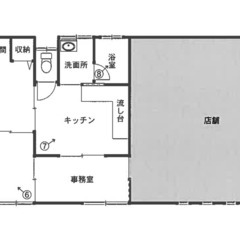 【岩手県岩手郡岩手町　中心部】【戸建】3LD　飲食可　ペッ…