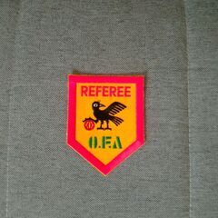 JFA、OFAレフリーワッペン、サッカー、フットボール、審判