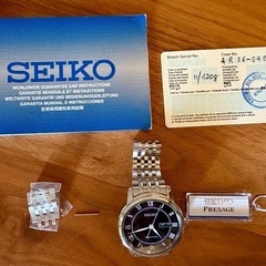 憧れのSEIKOスケルトン自動巻き プレサージュ(安心の日本製/保証書付)の画像