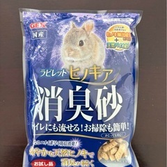 GEX　ラビレットヒノキア　消臭砂　トイレ砂　お試し品 2点セットの画像