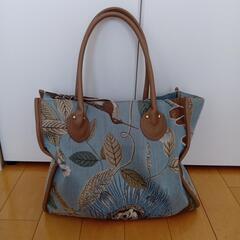 ゴブラン柄バッグの画像