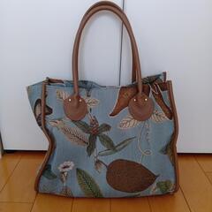 ゴブラン柄バッグ