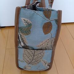 ゴブラン柄バッグの画像