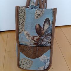 ゴブラン柄バッグの画像