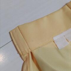 黄色の刺繍入りカーテンセット♡王冠　トランプ柄の画像