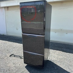 冷蔵庫 シャープ プラズマクラスター 3ドア 両開き 350L