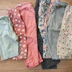 キッズ 女の子 夏用 パンツ 110cm〜の画像