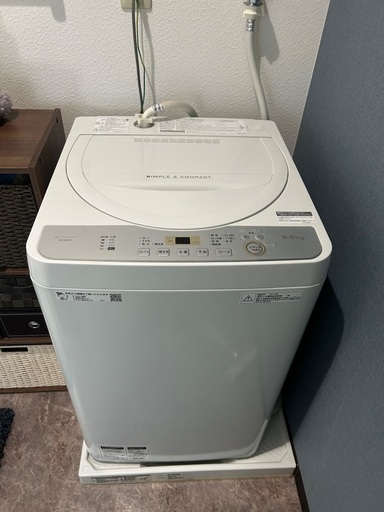 美品】SHARP製洗濯機ES-GE5C (ヤス) 大元の生活家電《洗濯機》の