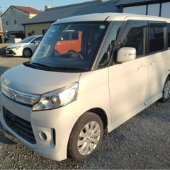 納車済み🉐個人分割🉑平成26年式　フレアワゴンカスタムスタイルXS  人気のパール　走行17.6万　現車渡し（2年車検渡し可能🉑）の画像