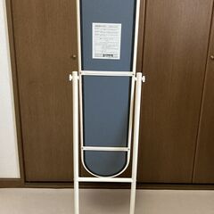 値下げしました！【中古/長期保管品】■スタンドミラー■ホワイト■MMC-05H ■山善■幅360mm×奥行405mm×高さ1575mm■の画像