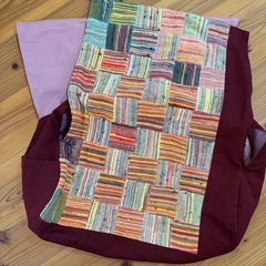 ジャンベ　手織りバッグ付きの画像