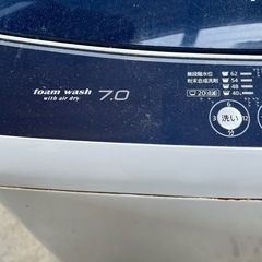 洗濯機　7kの画像