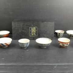 未使用　Aito　五彩　湯呑みとお茶碗　各5客（計10点）四季の...