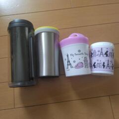 プラスチック蓋つきコップまとめて