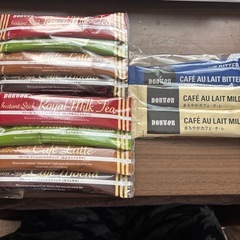 決まりました。頂き物のコーヒーとミルクティーと抹茶オレ