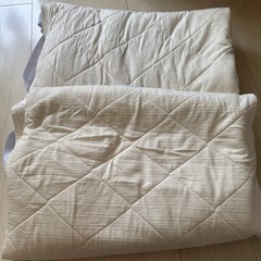 シングルベッド用敷きパッド2枚　使用感ありペット用にどうぞ‼︎