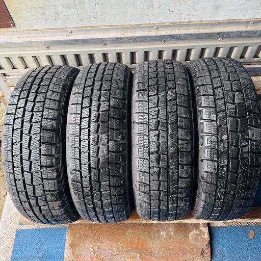 【海外輸入】 バリ山DUNLOP スタッドレスタイヤ2019 165/55R14 ダンロップWM01 タイヤ・ホイール
