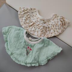 未使用品 女の子用 スタイ よだれかけ