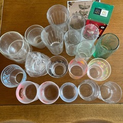 お譲りしますガラスコップ多数