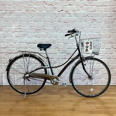  【大人用】整備済中古自転車 ブリヂストン 27型ロココ 茶色 ...