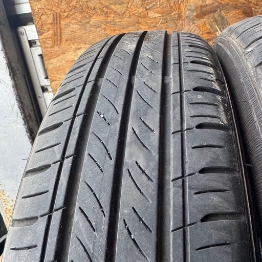 バリ山　DUNLOP ダンロップ EC300 155/65R14 夏タイヤ　2019年製　14インチ