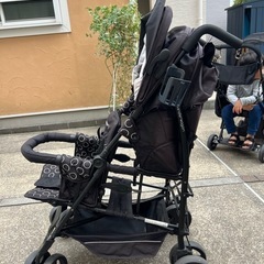 kinderwagon DUOシティHOPⅡ 2人乗りベビーカーの画像