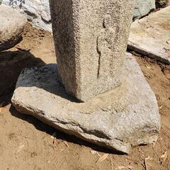 お届けも可能！自然石 織部灯篭 140cmの画像