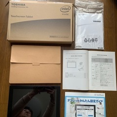 ほぼ新品無傷超美品❣️ Androidタブレット TOSHIBA A205SB SoftBank専用モデル PA20529UNAVR ディープバイオレットブルーの画像